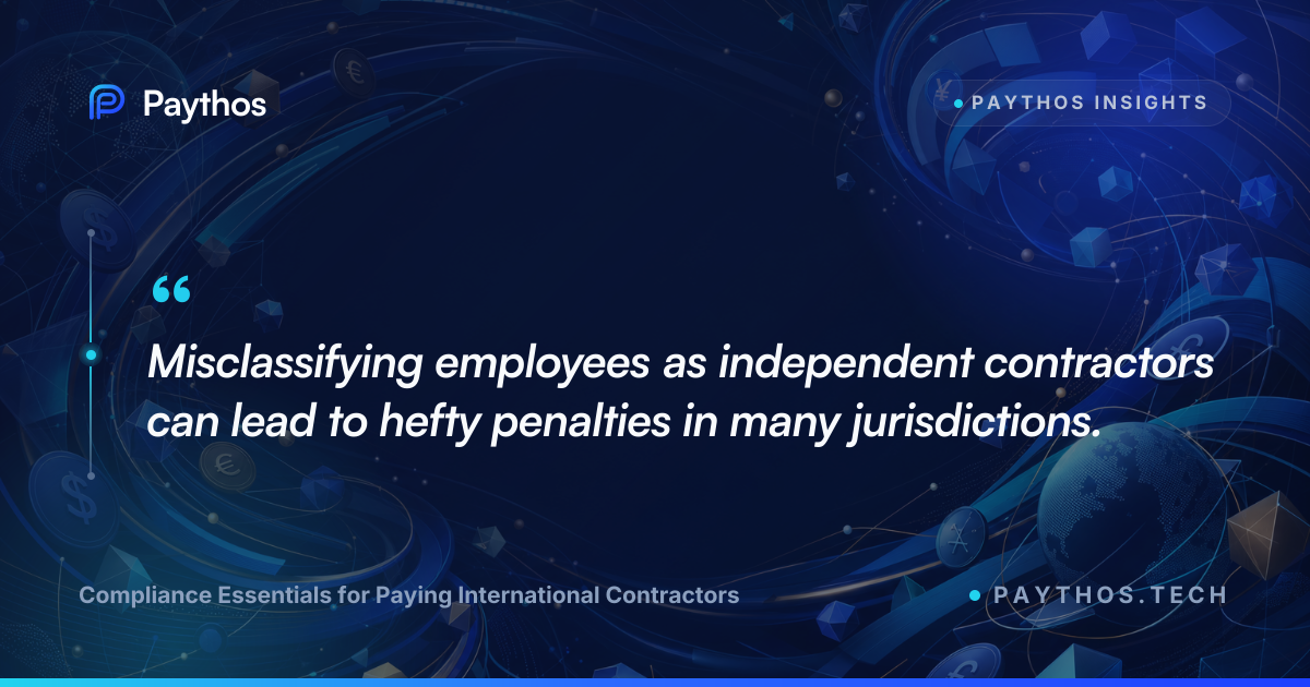 Compliance Essentials for Paying International Contractors