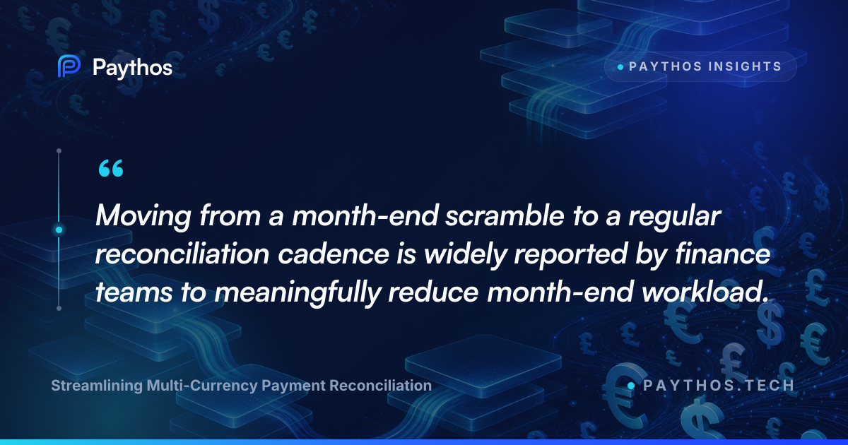 Streamlining Multi-Currency Payment Reconciliation