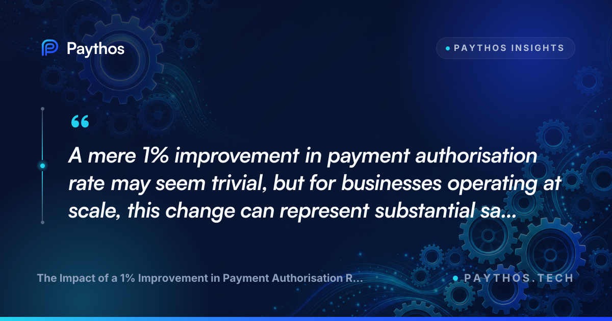The Impact of a 1% Improvement in Payment Authorisation Rates at Scale