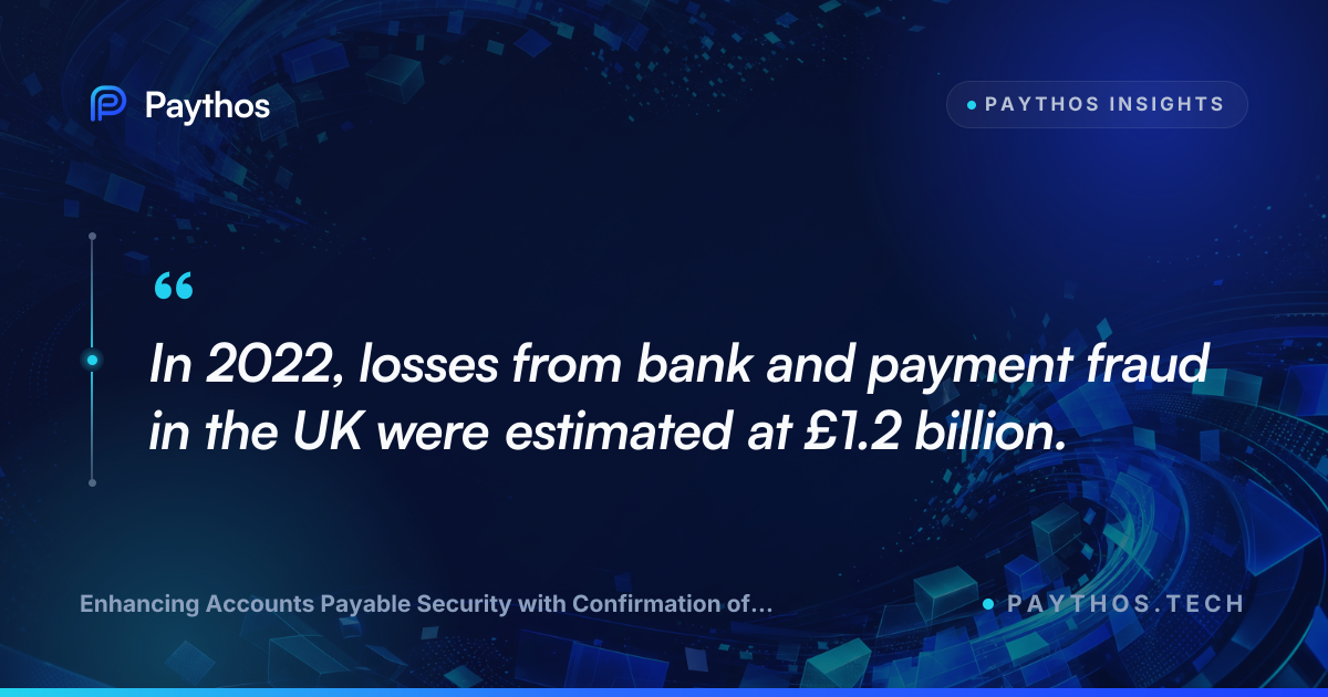 Enhancing Accounts Payable Security with Confirmation of Payee
