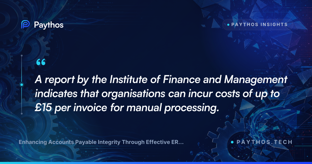 Enhancing Accounts Payable Integrity Through Effective ERP Bill Synchronisation